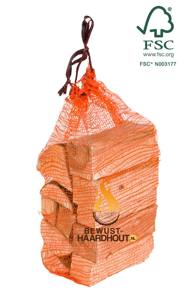 Haardhout netzak mix Eiken/Essen