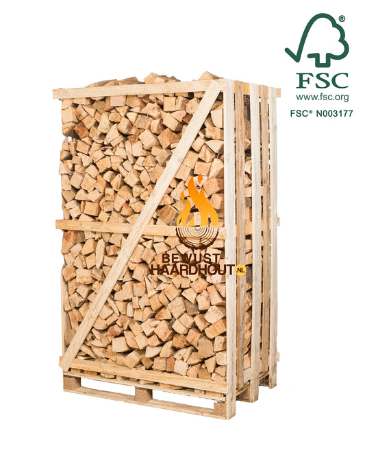 Beuken Haardhout - Hele pallet gestapeld