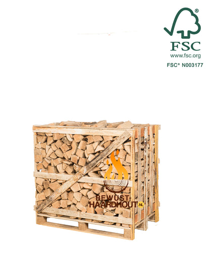 Essen Haardhout - Halve pallet gestapeld