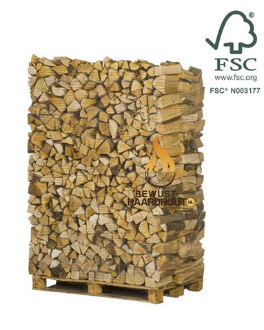 Mix Haardhout - Hele pallet gestapeld