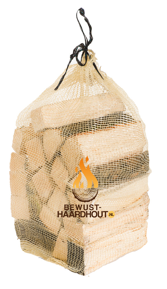 40 liter - 48 netzakken mix Eiken/Essen
