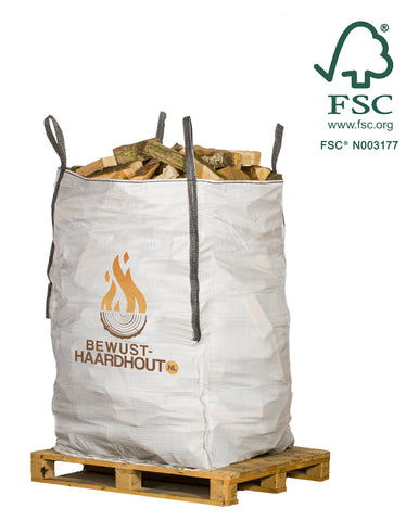Mix Haardhout - 1,5 kuub Big Bag